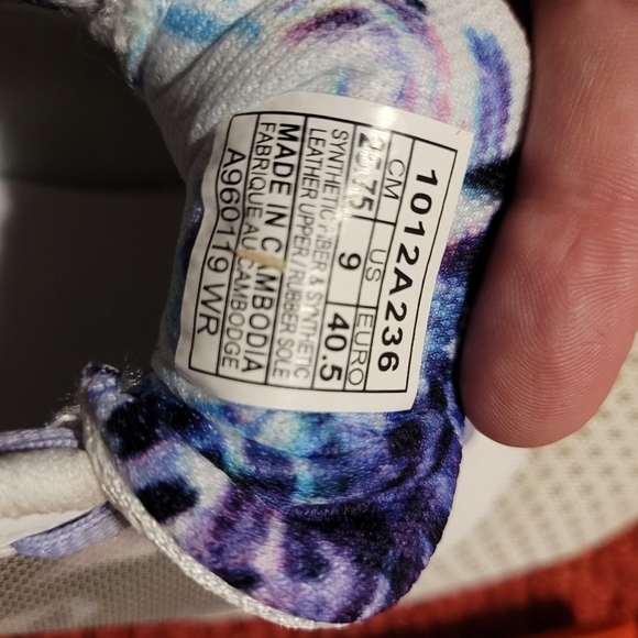 Asics Womens Size 9 Patriot 10 White Purple Low Top Gym Running Shoes Sneakers - Picture 8 of 8